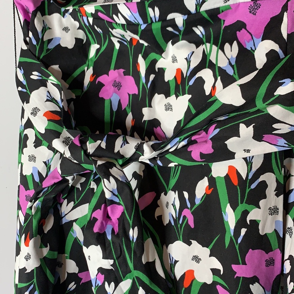 NEW VERONICA BEARD Avi Floral black Print Skirt new 2 - Picture 5 of 9